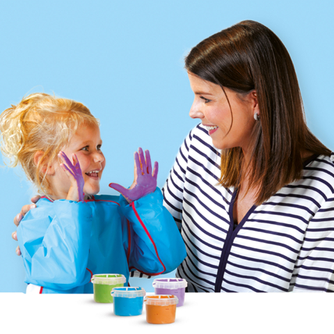 My first - Set acuarele pufoase pentru degete 4 x 120 ml, copii varsta 1 an+ [7]