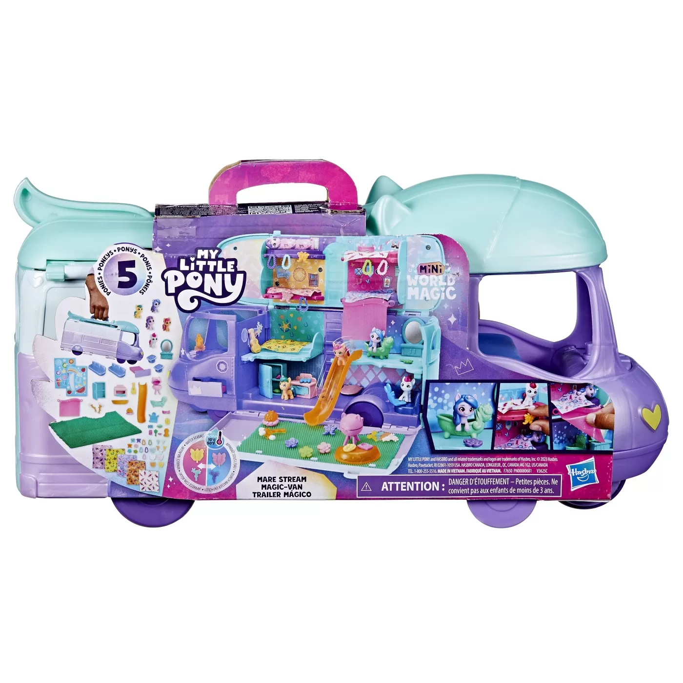 Jucării și Jocuri pentru copii - Camioneta Magica, My Little Pony, Mini World Magic Mare Stream, varsta de la 5 ani la 9 ani