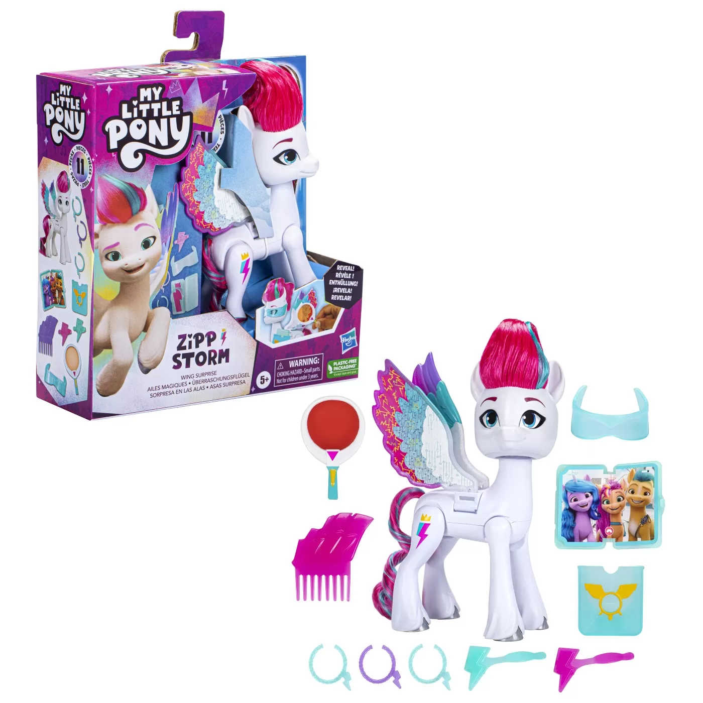 Jucării și Jocuri pentru copii - My Little Pony, Wing Surprise Zipp Storm, varsta de la 5 ani la 9 ani