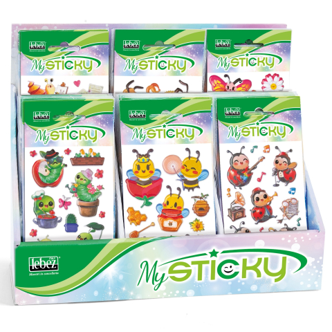 Art & Craft si Artizanat - My Sticky 3D Bugs Life, 6 modele asortate , pret/1 buc