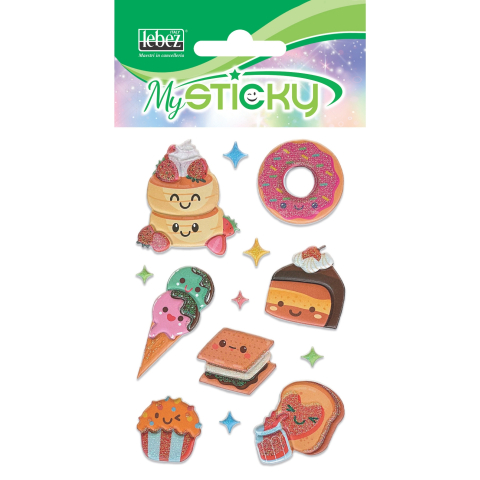 My Sticky 3D Fantasy Collection Fete, 6 modele asortate , pret/1 buc [6]