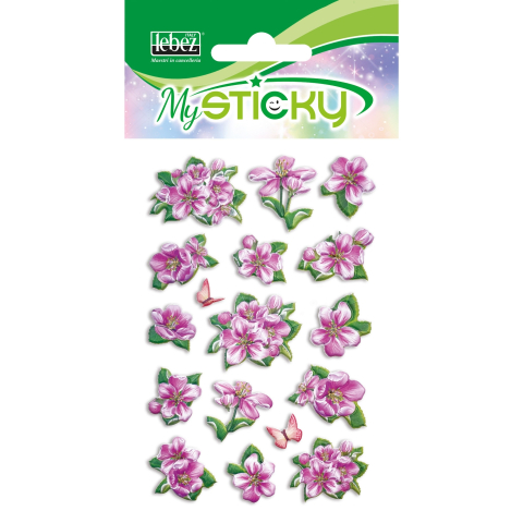 My Sticky 3D Flowers, 6 modele asortate , pret/1 buc [6]