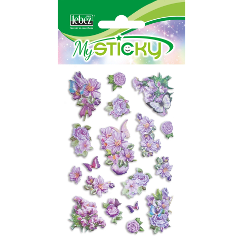 My Sticky 3D Flowers, 6 modele asortate , pret/1 buc [3]