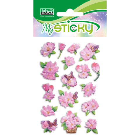 My Sticky 3D Flowers, 6 modele asortate , pret/1 buc [5]