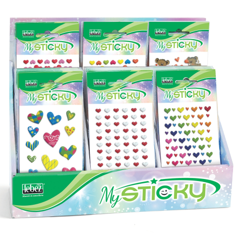 Art & Craft si Artizanat - My Sticky 3D Love, 6 modele asortate , pret/1 buc