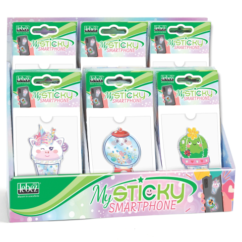 Art & Craft si Artizanat - My Sticky 3D Smartphone, 6 modele asortate , pret/1 buc