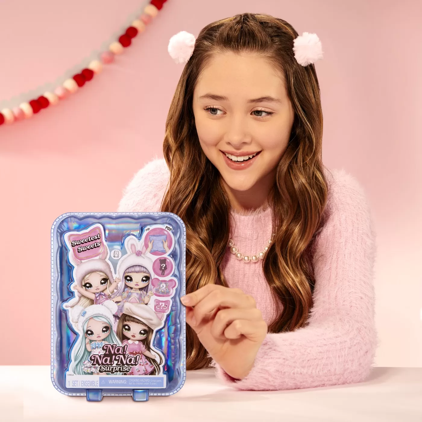 Na! na! na! surprise! sweetest sweets papusa bailey bunny, varsta de la 3 ani la 7 ani [5]