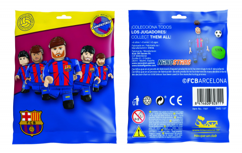 Jucării și Jocuri pentru copii - Nanostars - Figurina surpriza FC Barcelona, 24 buc varsta 5-7 ani ,7-9 ani, Baieti