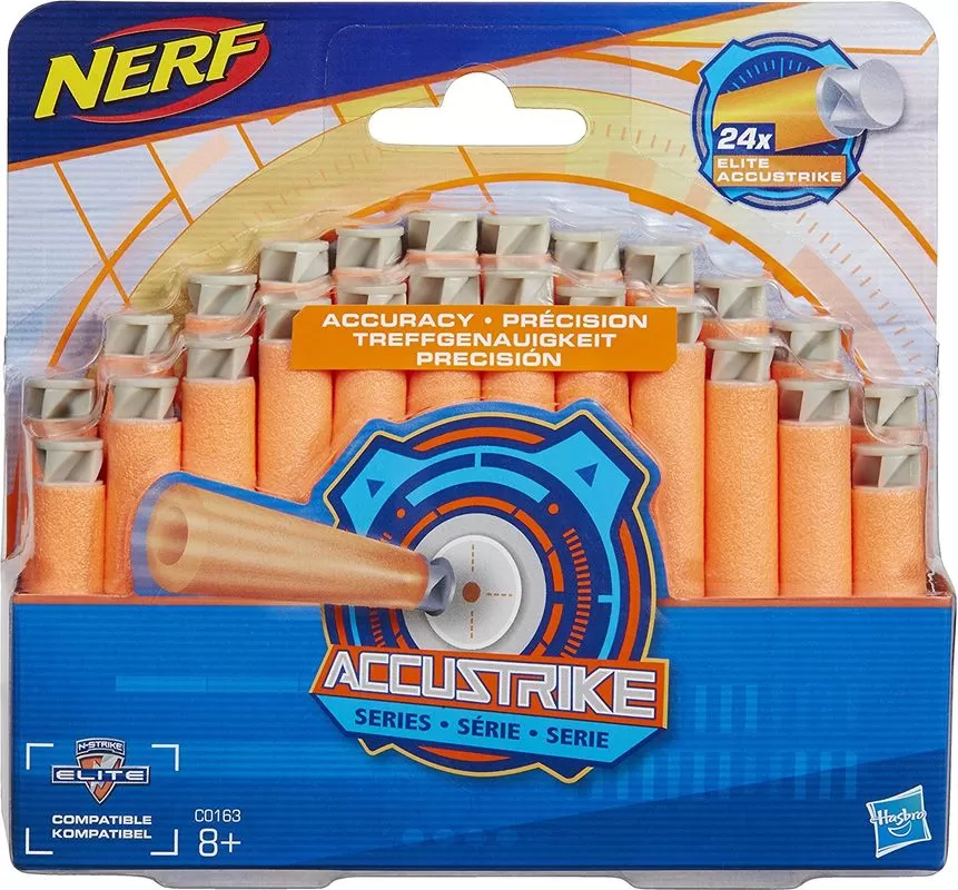 Jucării și Jocuri pentru copii - Ner nstrike accustrike 24 dart refill, varsta de la 8 ani la +15 ani