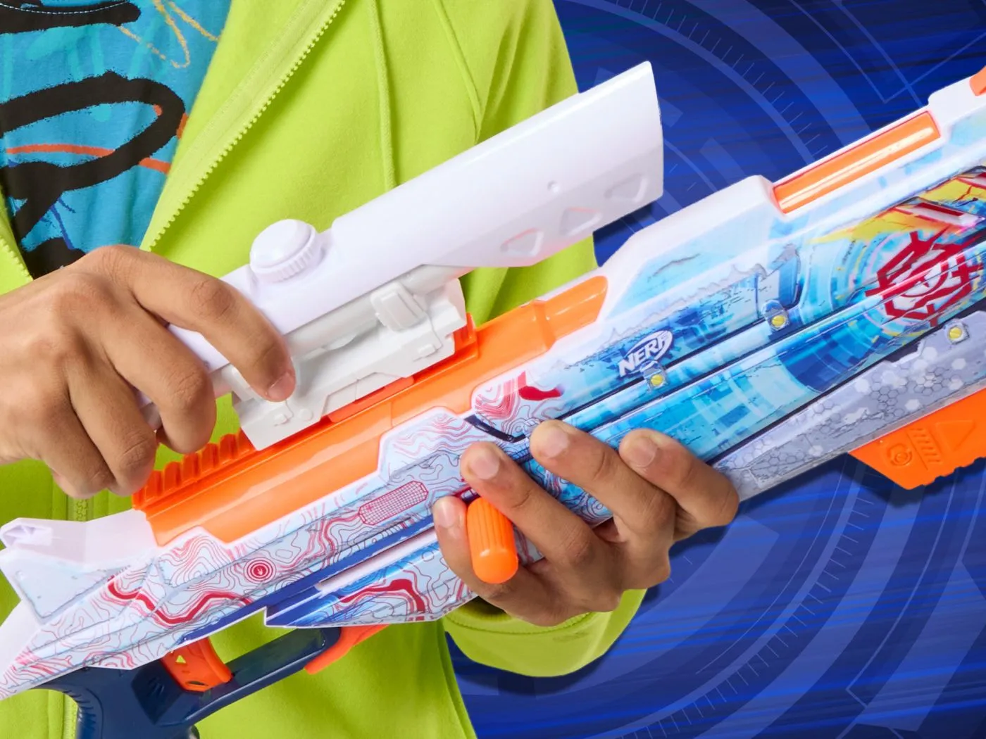 Nerf blaster loadout arctic zerostriker, copii varsta 8 ani pana la +15 ani [3]