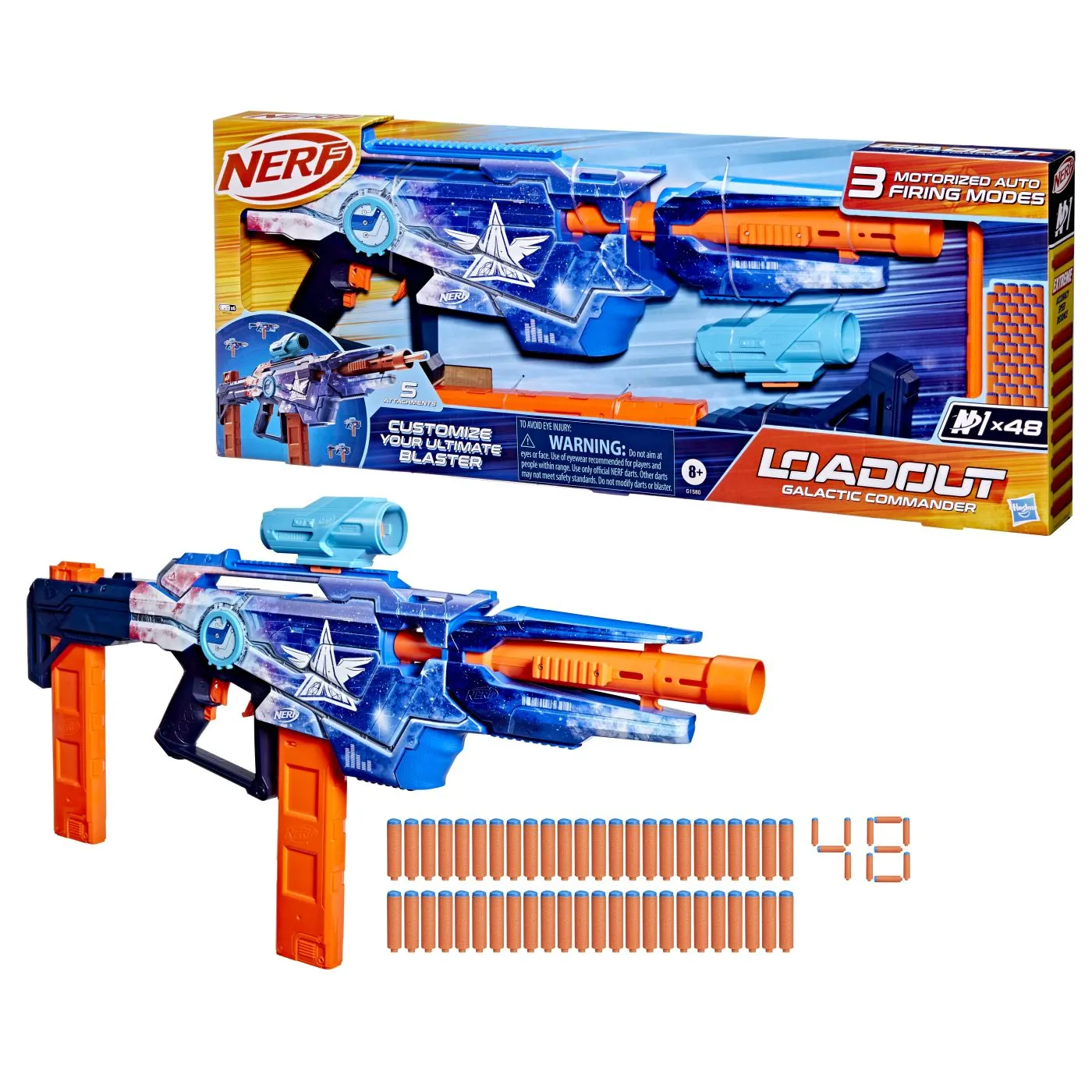 Nerf blaster loadout galactic commander, copii varsta 8 ani pana la +15 ani [7]