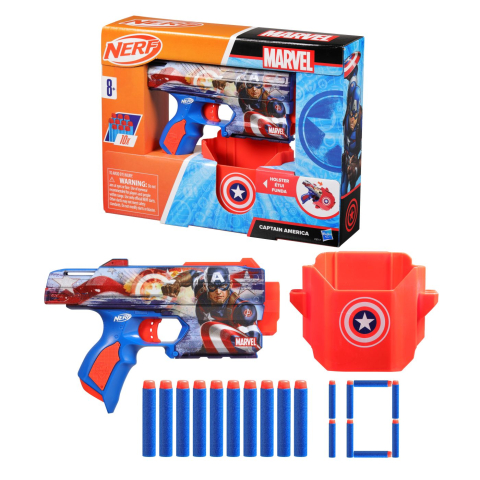 Nerf blaster marvel captain america copii varsta 8 ani - 13 ani [6]