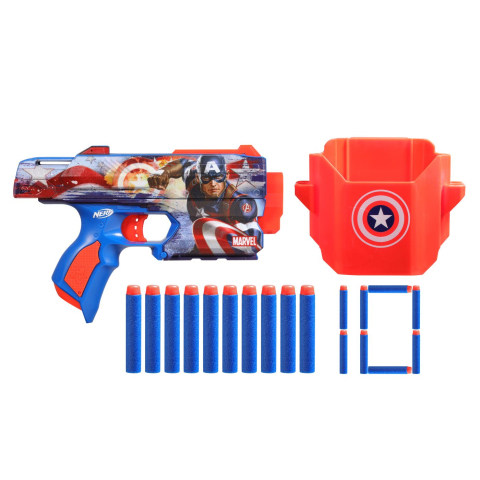 Nerf blaster marvel captain america copii varsta 8 ani - 13 ani [1]