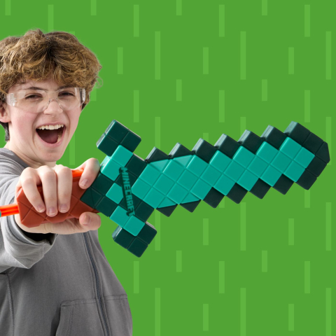 Nerf blaster minecraft diamond [2]