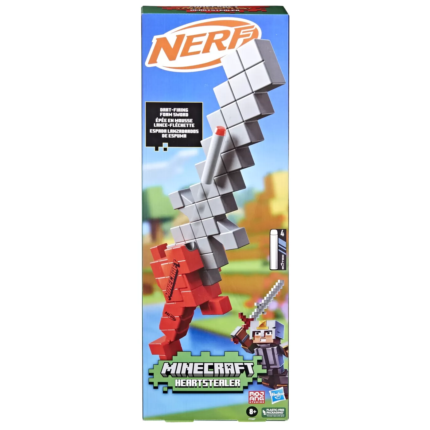 Jucării și Jocuri pentru copii - Nerf blaster nerf minecraft heartstealer, varsta de la 8 ani la +15 ani