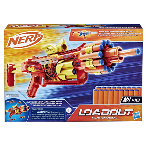 Jucării și Jocuri pentru copii - Nerf loadout flarefusion copii varsta 8 ani - 13 ani