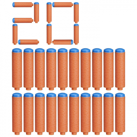 Nerf set 20 de sageti n1, varsta de la 8 ani la +15 ani [1]