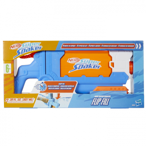 Jucării și Jocuri pentru copii - Nerf super soaker blaster nerf flip fill, varsta de la 6 ani la +15 ani
