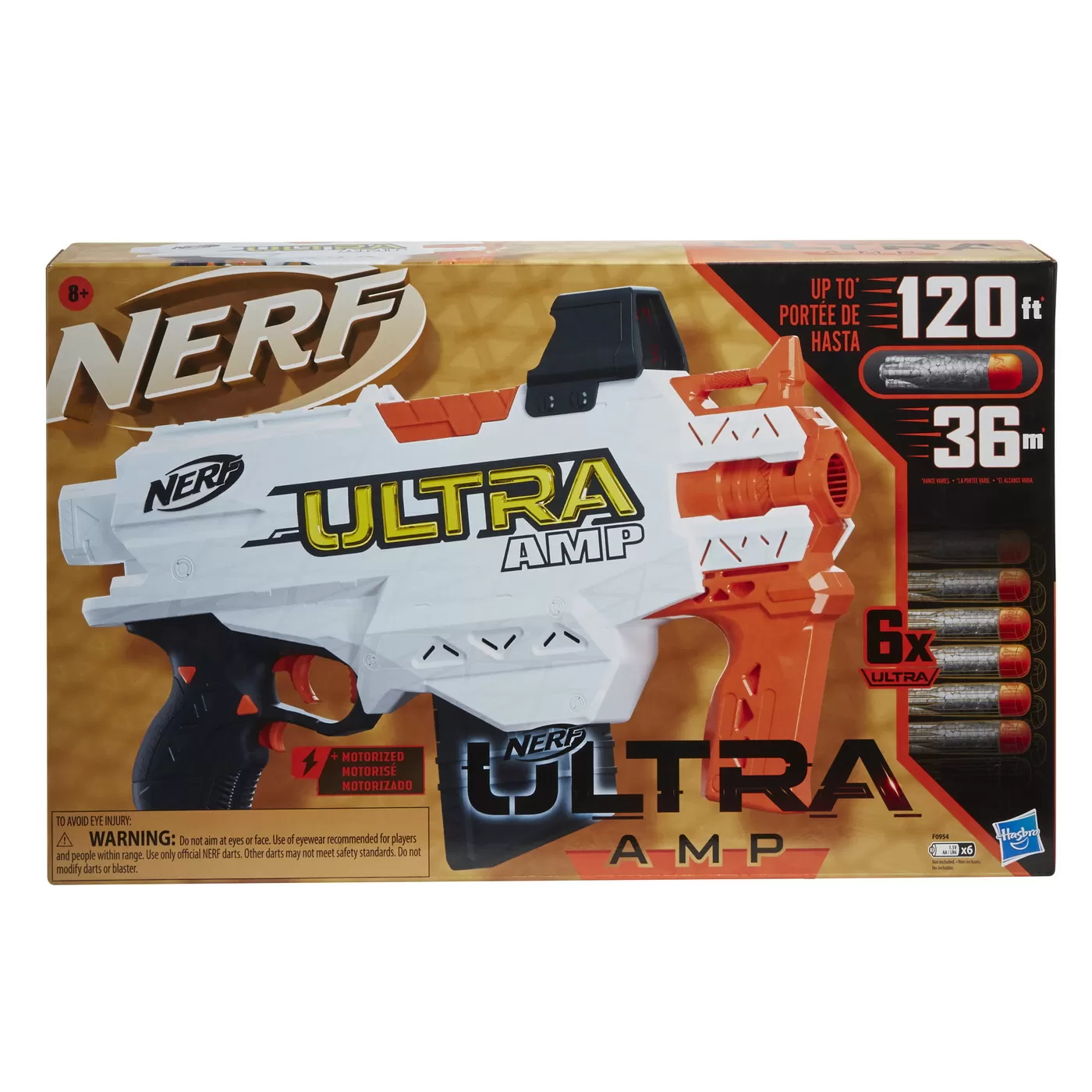 Jucării și Jocuri pentru copii - Nerf ultra amp blaster motorizat, varsta de la 8 ani la +15 ani