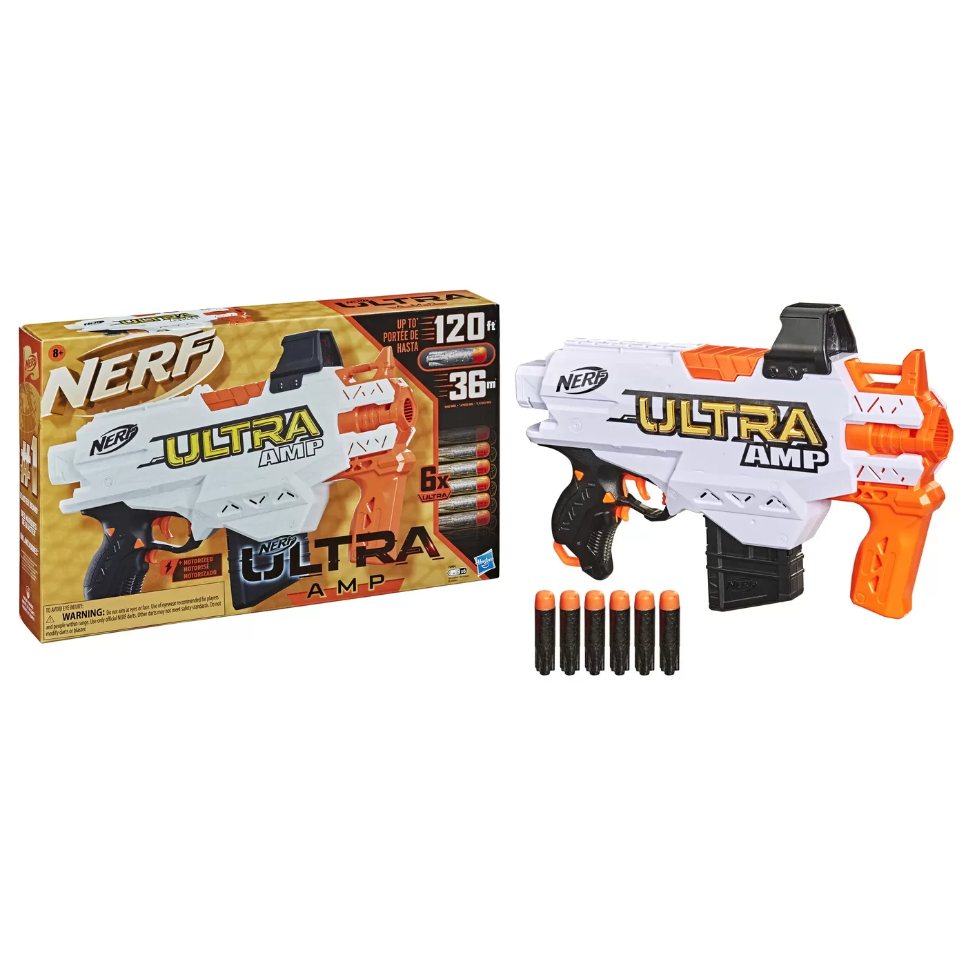 Nerf ultra amp blaster motorizat, varsta de la 8 ani la +15 ani [8]