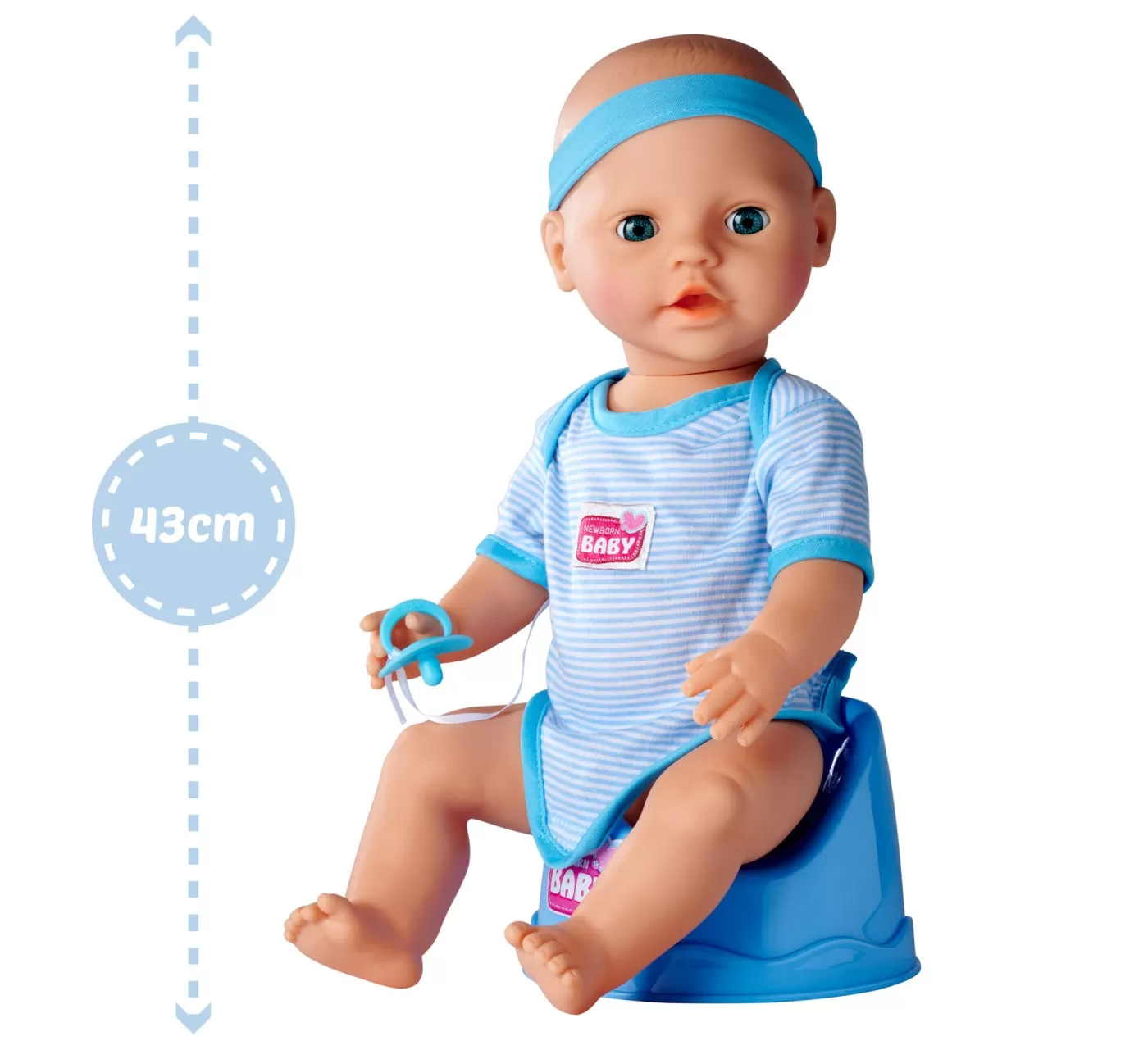 New born baby bebelus 43cm [5]
