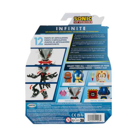 Nintendo Sonic - Figurina articulata, 10 cm, Modern Infinate, S13 varsta 3-5 ani ,5-7 ani ,7-9 ani ,, Baieti [7]