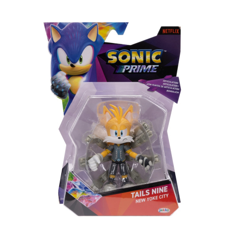 Jucării și Jocuri pentru copii - Nintendo Sonic - Figurina articulata 13 cm, Tails Nine, S1 varsta 3-5 ani ,5-7 ani ,7-9 ani ,, Baieti