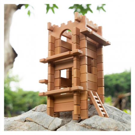 Notch Blocks, kit constructie Western, 85 piese, Guidecraft, 3+ ani [3]