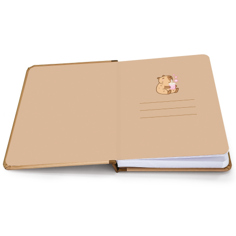 Notebook BeCappy Capibara – A6 cu 160 pagini punctate si decorate, pret/1 buc [3]
