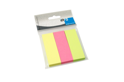 Notesuri adezive - Notes adeziv 3*25*75mm asortat 100 file/cul global notes