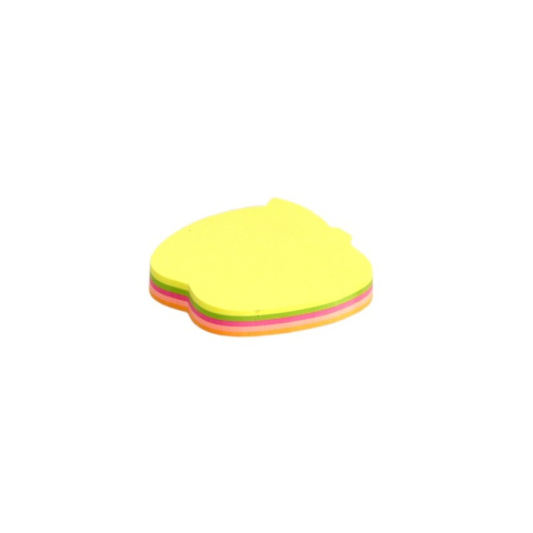 Notes adeziv Office Cover SN4505M, 100 coli, 75x75mm, 5 culori neon, forma mar, blister [1]