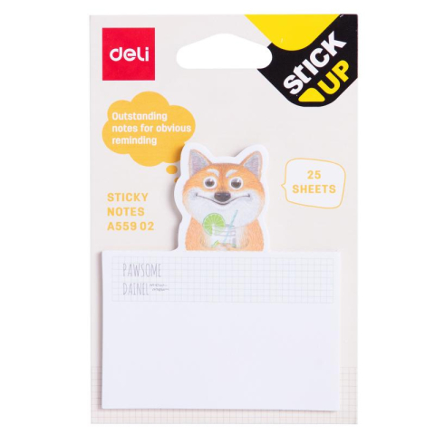 Notes adeziv pisici/catei 75*84mm 25 file deli [1]