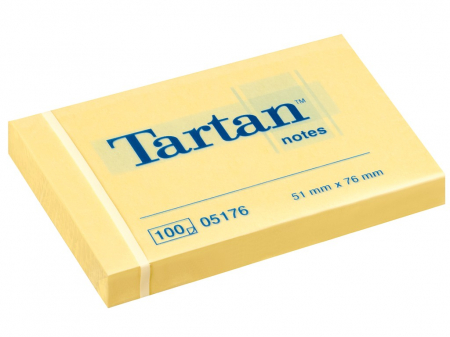 Birotică și Papetărie - Notes adeziv Tartan 51 x 76 mm, 12 buc