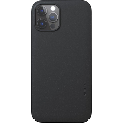 Laptop, Tablete & Telefoane - Nudient Husa Thin iPhone 12 / 12 Pro Ink Black