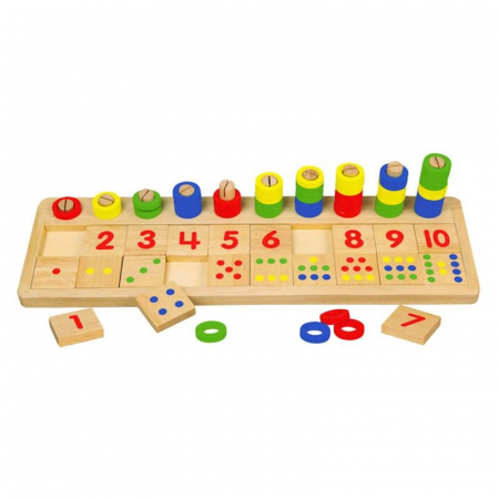Jucării și Jocuri pentru copii - Numara si potriveste numerele, joc educativ, Viga Toys