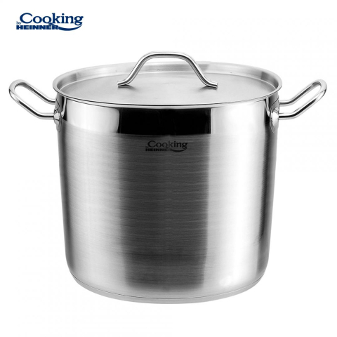 Vase pentru gatit - Oala+capac inox 24x20 cm, 9l, maestro, cooking by heinner