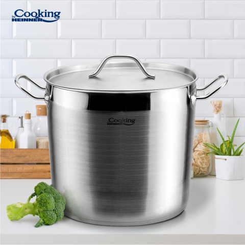 Oala+capac inox 26x21 cm, 11l, maestro, cooking by heinner [1]
