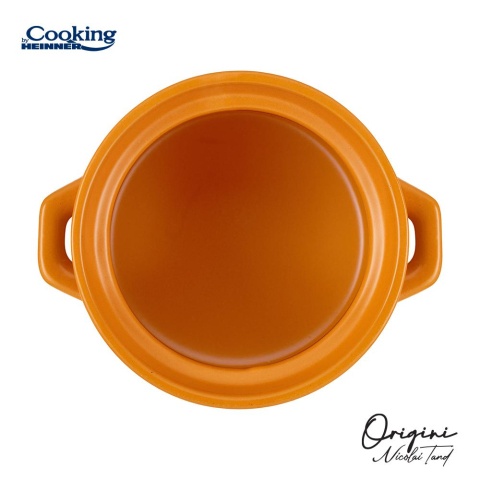 Oala ceramica cu capac,  17x18 cm, 4.5 l, nicolai tand, origini, cooking by heinner [3]