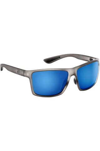 Accesorii pescuit - Ochelari Flying Fisherman Baysider Floating Matte Black Smoke-Blue Mirror Smoke-Blue Mirror