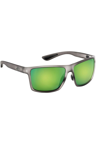 Accesorii pescuit - Ochelari Flying Fisherman Baysider Floating Matte Crystal Gray Amber-Green Mirror Amber-Green Mirror