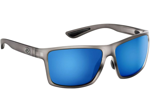 Accesorii pescuit - Ochelari Flying Fisherman Baysider Floating Matte Crystal Gray Smoke-Blue Mirror Smoke-Blue Mirror
