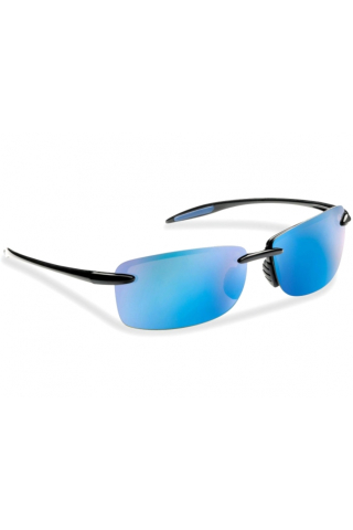 Accesorii pescuit - Ochelari Flying Fisherman Cali Black Smoke Blue Mirror Cali Black Smoke Blue Mirror