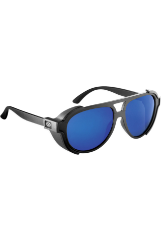 Accesorii pescuit - Ochelari Flying Fisherman Legasea Matte Black Blue Smoke-Blue Mirror Smoke-Blue Mirror