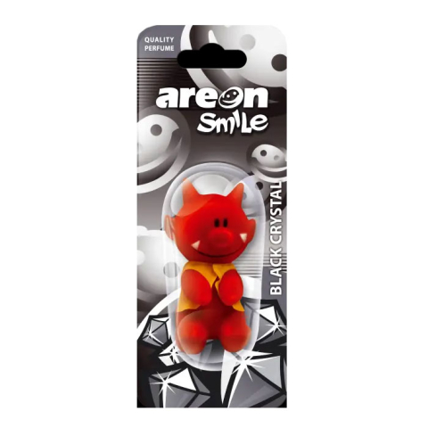 Detergenti si Curatenie - Odorizant auto smile black crystal areon