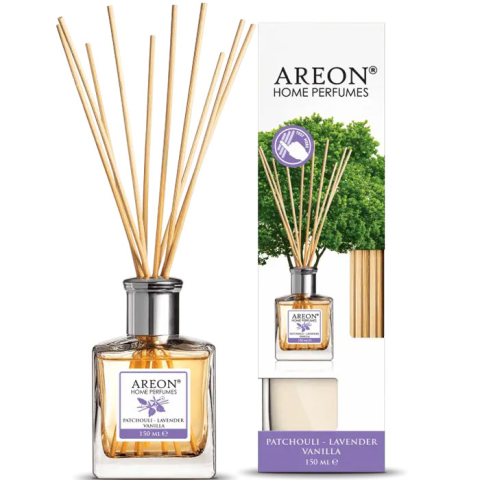 Odorizant camera cu betisoare 150ml patchouli lavender vanilla areon [1]