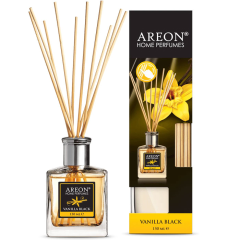 Odorizant camera cu betisoare 150ml vanilla black areon [1]