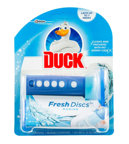 Detergenti si Curatenie - Odorizant toaleta gel duck fresh discs aparat + rezerva 36ml