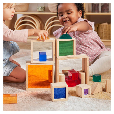 Oglinzi reflectorizante colorate, set 6 piese, Guidecraft, copii varsta 2-7 ani [2]