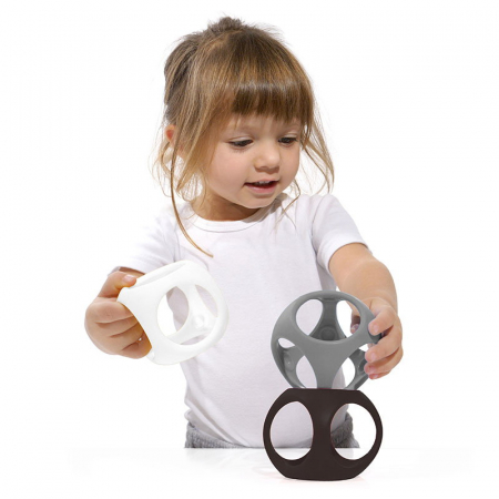 Oibo - set 3 jucarii senzoriale flexibile (monocrom), 0-5 ani [1]