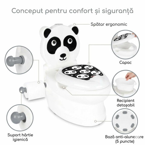 Olita educativa copii Panda cu sunet sifon | anti-alunecare [1]